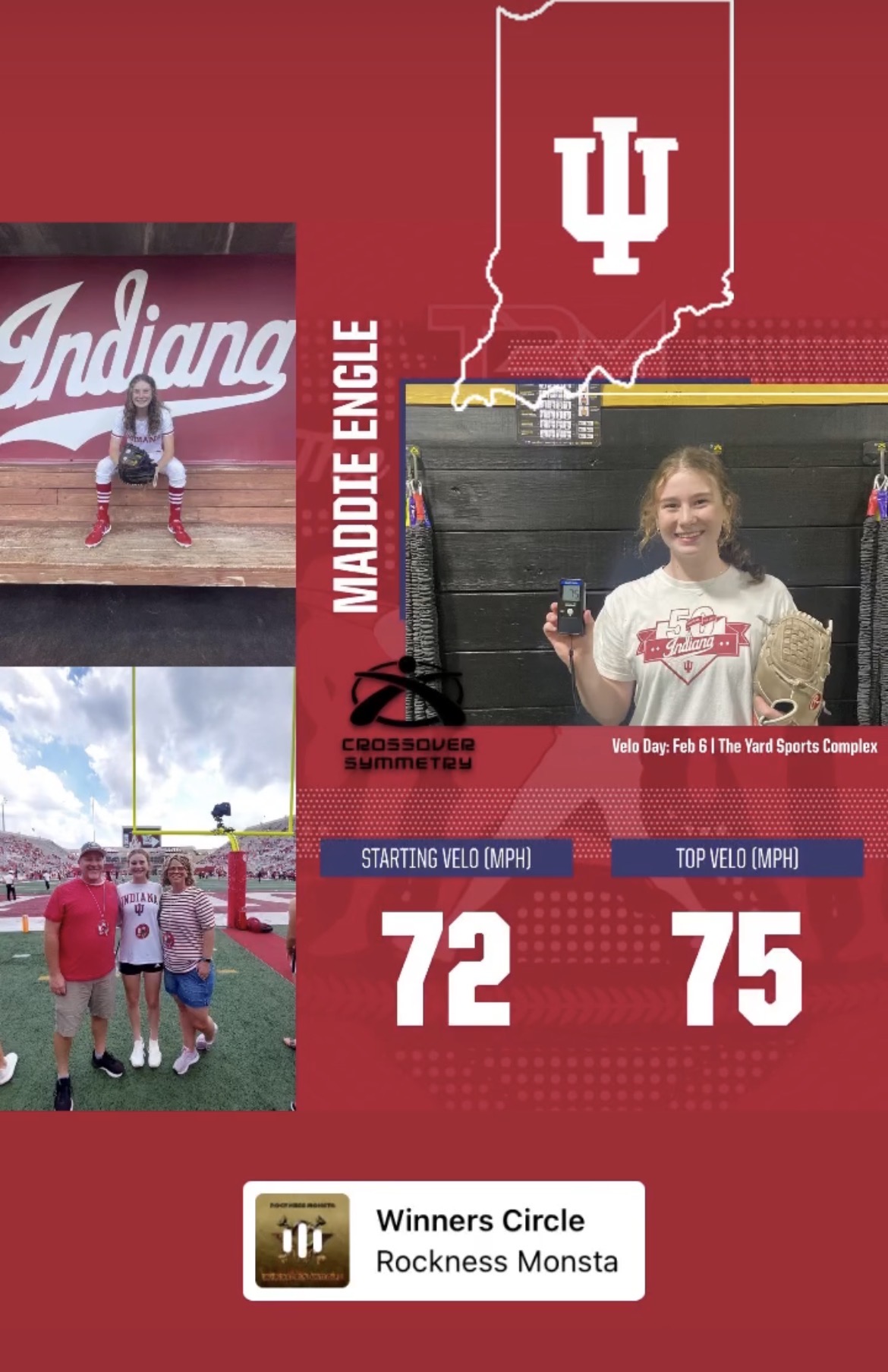 Maddie Engle college commitment announcement — Indiana University