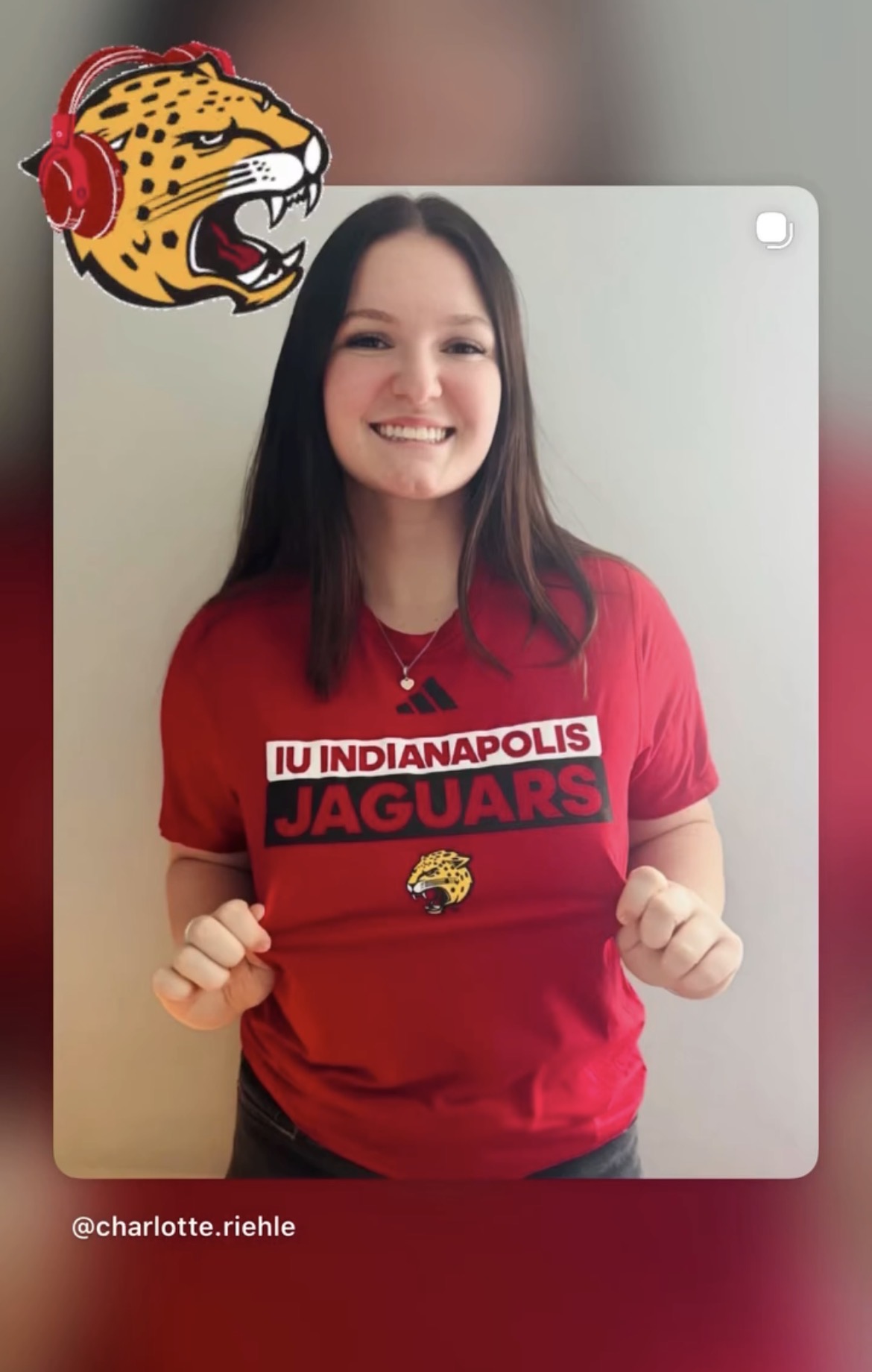 Charlotte Riehle college commitment announcement — IU Indianapolis Jaguars