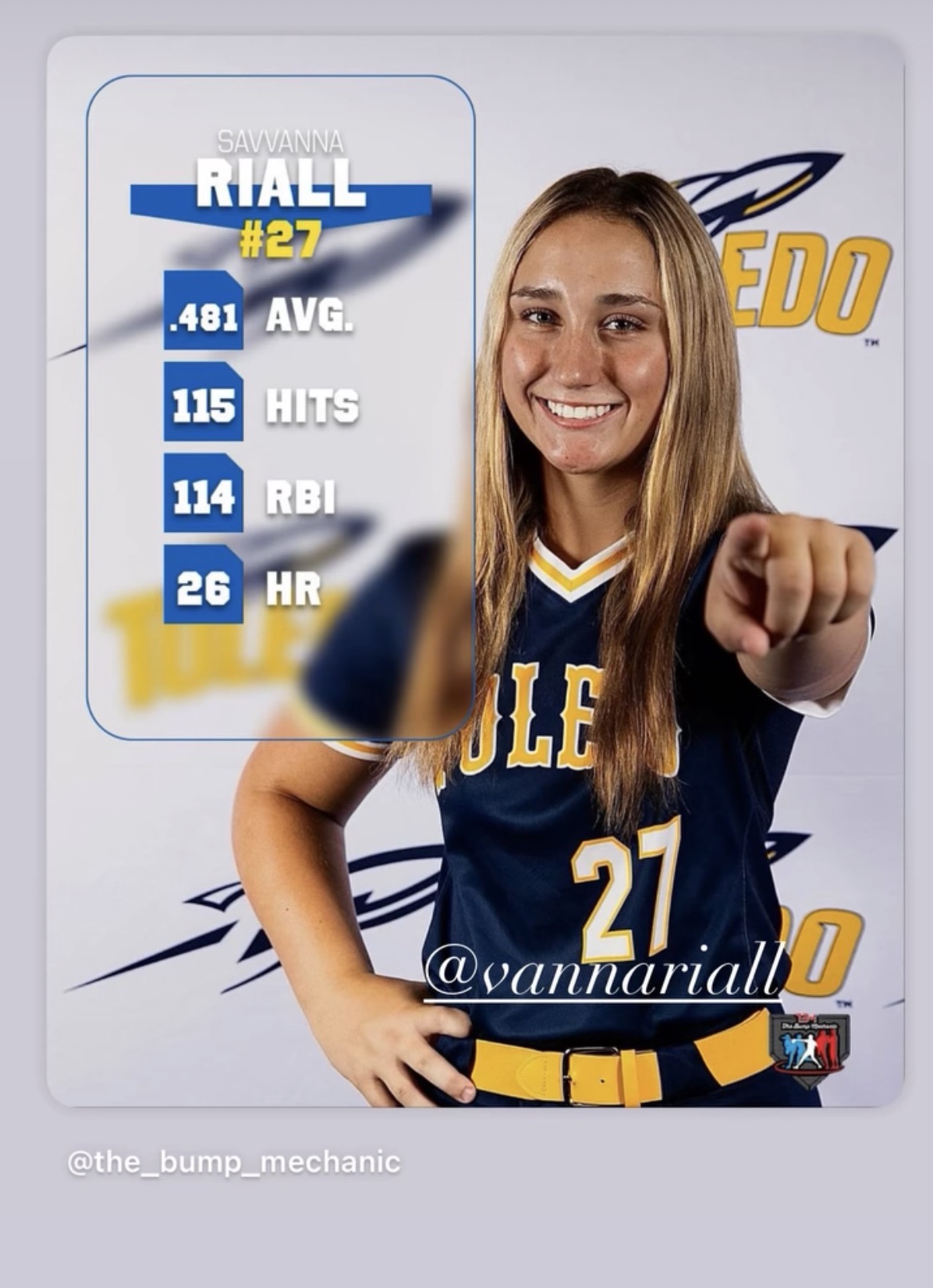 Savvanna Riall college commitment announcement — University of Toledo