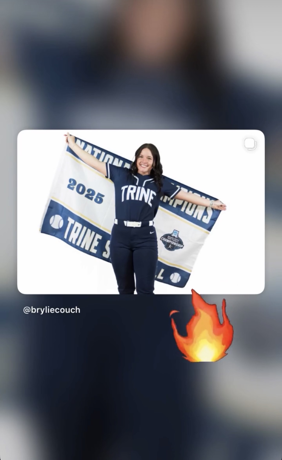 Brylie Couch college commitment announcement — Trine University